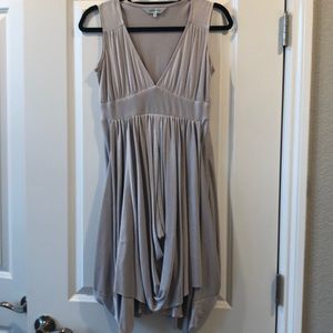 Lovely draped cocktail dress!